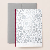 Carte Dorée Joyeux 30e anniversaire Luxe (Derrière avec enveloppe)