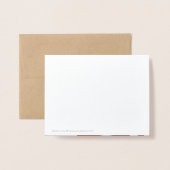 Carte Dorée Joyeux 4 juillet. Entreprise patriotique (Derrière avec enveloppe)