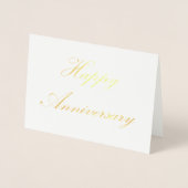 Carte Dorée Joyeux anniversaire (Devant)