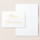 Carte Dorée Joyeux anniversaire (Affichage)