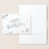 Carte Dorée Joyeux anniversaire (Affichage)