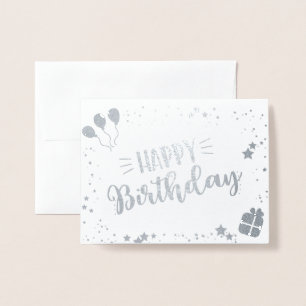 Carte Dorée Joyeux anniversaire