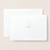 Carte Dorée Joyeux anniversaire ! (Derrière avec enveloppe)