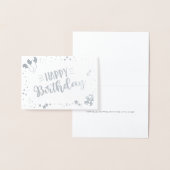 Carte Dorée Joyeux anniversaire (Affichage)
