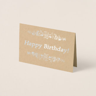 Carte Dorée Joyeux anniversaire !