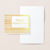 Carte Dorée Joyeux anniversaire (Affichage)
