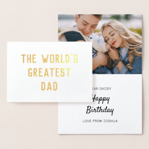 Carte Dorée Joyeux Anniversaire Ajoutez votre propre photo
