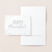 Carte Dorée Joyeux Chanukah (Affichage)