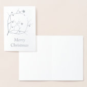 Carte Dorée Joyeux Noël (Affichage)