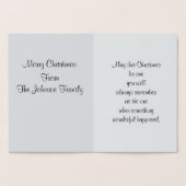 Carte Dorée Joyeux Noël, étoile Abstraite (Intérieur)