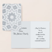 Carte Dorée Joyeux Noël, étoile Abstraite (Affichage)