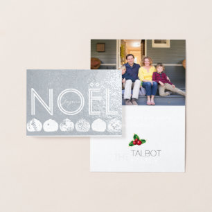 Carte Dorée Joyeux Noel French Christmas Photo Fcard