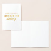 Carte Dorée Joyeux Noël ! Ho ! Ho ! Chéri (Affichage)