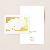 Carte Dorée Joyeux OEufs de Pâques (Affichage)