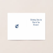 Carte Dorée Joyeux Solstice d'hiver ! (Intérieur)