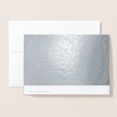 Carte Dorée Joyeux Sucre de canne de Noël Police & Photo (Derrière avec enveloppe)