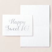 Carte Dorée Joyeux Sweet 16 ! (Affichage)