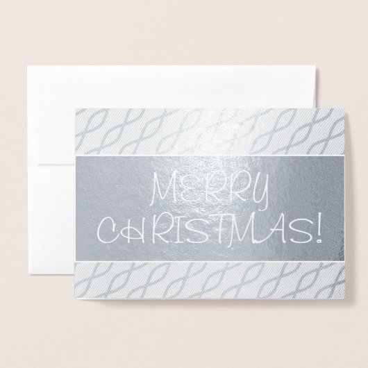 CARTE DORÉE "JOYEZ NOËL !" (Devant avec enveloppe)