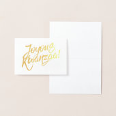 Carte Dorée Joyous Kwanzaa (Affichage)