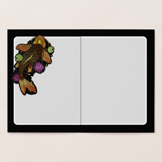 Carte Dorée Koi Fish (Intérieur)