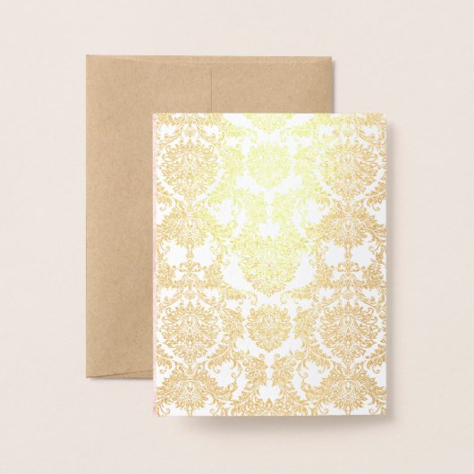 Carte Dorée La Bénédiction mariage Deux Deviendront Un (Derrière avec enveloppe)