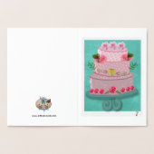 Carte Dorée La Célébration Rose (Intérieur)