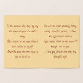 Carte Dorée La femme de Valentine (Intérieur)