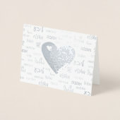 Carte Dorée L'amour est tout autour (Devant)