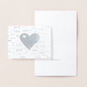 Carte Dorée L'amour est tout autour (Affichage)