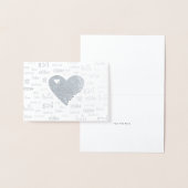 Carte Dorée L'amour est tout autour (Affichage)
