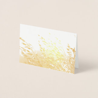 Carte Dorée L'avoine au soleil