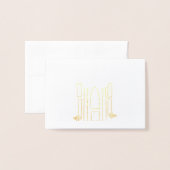 Carte Dorée LDS Salt Lake City (Devant avec enveloppe)