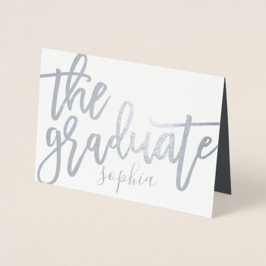 CARTE DORÉE LE DIPLÔMÉ (Devant)