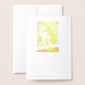 Carte Dorée Le pianiste (Derrière avec enveloppe)