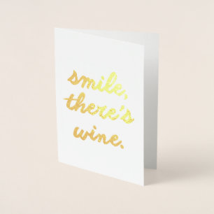 Carte Dorée Le sourire là est vin