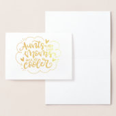 Carte Dorée Les filles sont comme des mamans, seulement glaciè (Affichage)