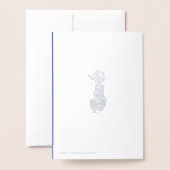 Carte Dorée Les souris jouent à un concert (Derrière avec enveloppe)