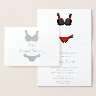 Carte Dorée Lingerie thème nuptiale douche