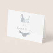 Carte Dorée Lingerie thème nuptiale douche (Devant)