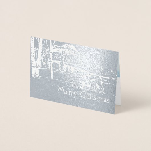 Carte Dorée Loup solitaire dans WInter (Devant)