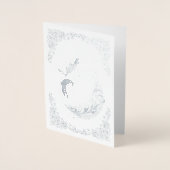 Carte Dorée Lune de chat cosmique (Devant)