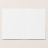 Carte Dorée Lune de chat cosmique (Intérieur)