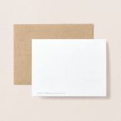 Carte Dorée Lunettes rondes - Voici les spécifications de vous (Derrière avec enveloppe)