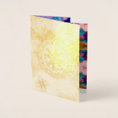 Carte Dorée l'univers (Devant)