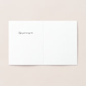 Carte Dorée Luxe Joyeux Jamais Après Le Cadeau Mariage Islamiq (Intérieur)