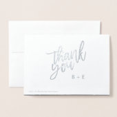 Carte Dorée M. et Mme Merci de photographier un vrai film (Derrière avec enveloppe)