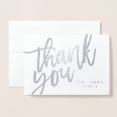 Carte Dorée M. et Mme Merci de photographier un vrai film (Devant avec enveloppe)