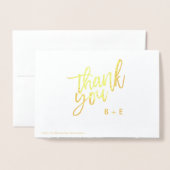 Carte Dorée M. et Mme Merci de photographier un vrai film (Derrière avec enveloppe)