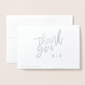 Carte Dorée M. et Mme Merci de photographier un vrai film (Derrière avec enveloppe)