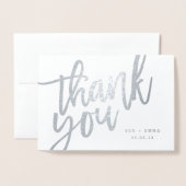 Carte Dorée M. et Mme Merci de photographier un vrai film (Devant avec enveloppe)